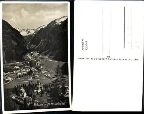 720449 Böckstein geg. d. Anlauftal b. Bad Gastein