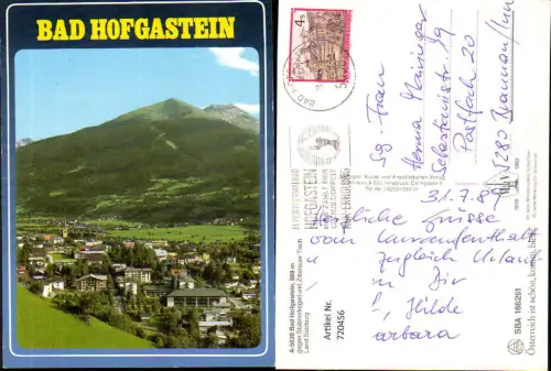 720456 Bad Hofgastein geg. Stubnerkogel u. Zittauer Tisch