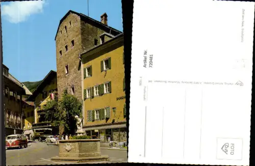 720481 Zell a. See Stadtplatz Brunnen VW Käfer VW Bus