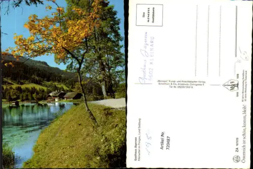 720487 Kleinarl Kleinarltal im Pongau Gasthaus Jägersee