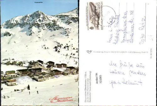 721065 Obertauern Radstädter Tauernpass Bez. St. Johann im Pongau