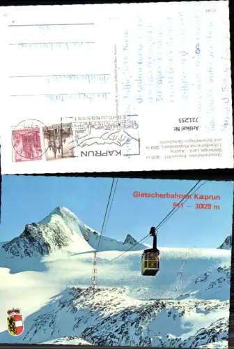 721255 Kaprun Gletscherbahn Seilbahn Gondel Zell am See Bez. Zell am See 1976