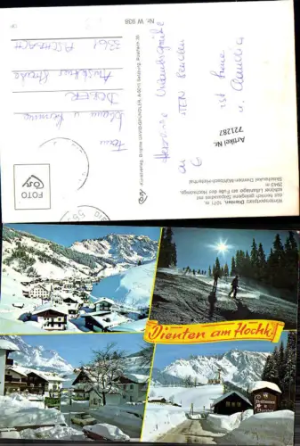 721287 Dienten Lend Marktgemeinde Dienten Bez. Zell am See 1971