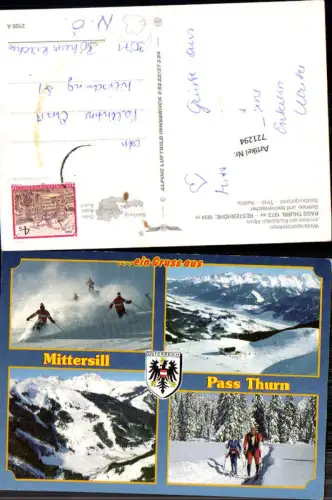 721294 Pass Thurn Golling Mittersill Bez. Zell am See 1989