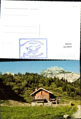 721326 Mußbachalm Hinterthal Maria Alm am Steinernen Meer Bez. Zell am See