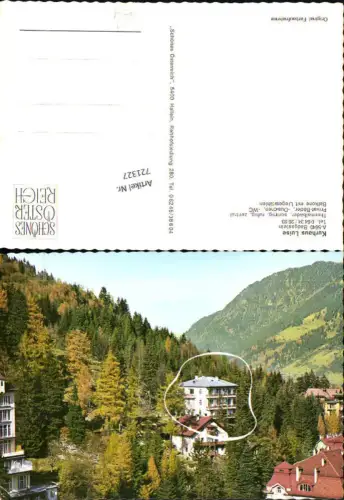 721327 Badgastein Badgastein Kurhaus Luise Bez. St. Johann im Pongau