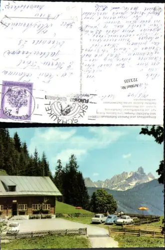 721335 Flachau Sattelbauer Gasthaus VW Käfer Oldtimer Bez. St. Johann im Pongau