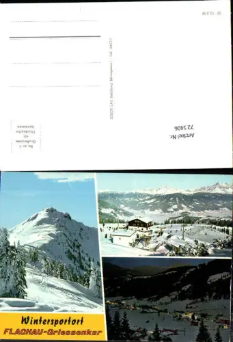 721406 Flachau Griessenkar Bez. St. Johann im Pongau