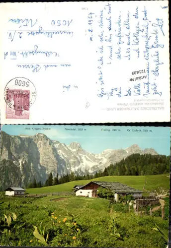 721409 Bliendeckalm Werfen Gemeinde Werfen Bez. St. Johann im Pongau 1967