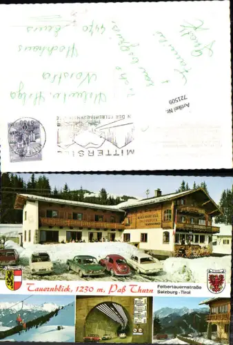 721509 Felbertauernstraße Mittersill Paß Thurn VW Käfer Bez. Zell am See