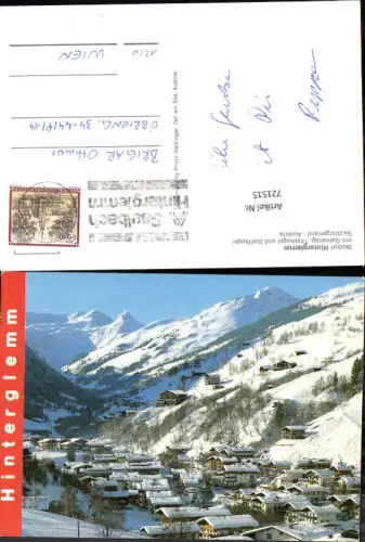 721515 Hinterglemm Saalbach-Hinterglemm Bez. Zell am See