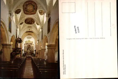 721658 Mattsee Gem. Mattsee Bez. Salzburg-Umgebung Stifts- Pfarrkirche z. hl Michael