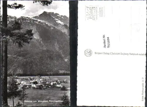 721694 Foto AK Abtenau g. d. Wieswand Tennengebirge