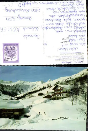 721737 Hinterglemm Saalbach-Hinterglemm Bez. Zell am See Gasthof Mitterlengau