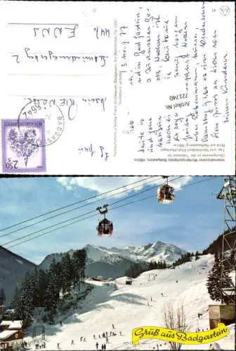 721740 Badgastein Badgastein Bad Gastein Bez. St. Johann im Pongau Seilbahn