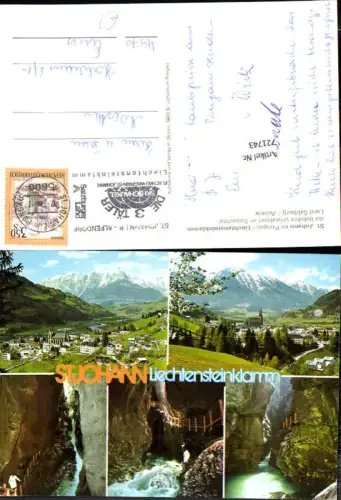 721743 St. Johann im Pongau Liechtensteinklamm Bez. St. Johann im Pongau