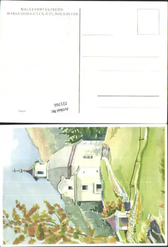 721766 Künstler AK August Schreilechner Pfarrer Bad Gastein Böckstein Maria vom Guten Rat Kirche