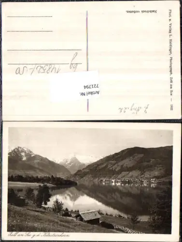 721794 Zell am See Zell am See Bez. Zell am See 1922 Kitzsteinhorn