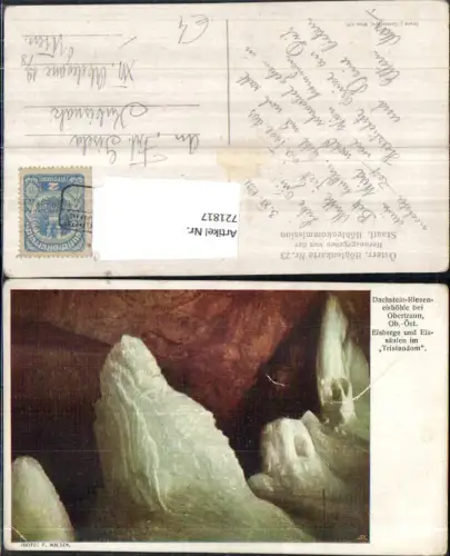 721817 Obertraun Obertraun Bez. Gmunden 1921 Dachstein Rieseneishöhle