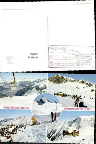 723996 Mehrbild AK Kaprun Zell a. See Kitzsteinhorn Wintersport Seilbahn