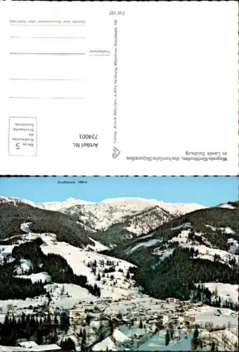 724001 Wagrain-Kirchboden im Winter mit Grießkareck