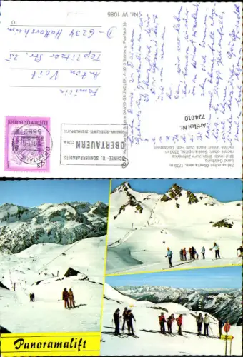 724010 Mehrbild AK Obertauern mit Blick zum Zehnerkar Seekarspitze Hohen Dachstein Wintersport