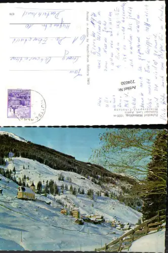 724030 Hüttschlag Großarl im Winter