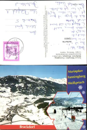 724031 Mariapfarr Fanningberg Weißpriach Bruckdorf Wintersport