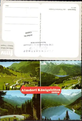 724049 Mehrbild AK Almdorf Königsleiten a. Gerlospaß Wald im Pinzgau