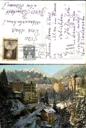 724050 Bad Gastein geg. Radhausberg im Winter Badgastein