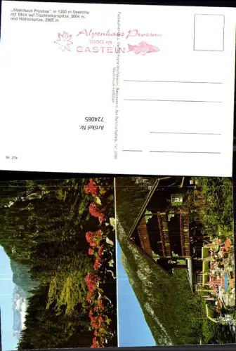 724085 Gastein Alpenhaus Prossau Bez. St. Johann im Pongau