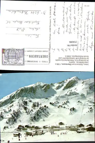 724086 Obertauern Schneeparadies Seilbahn Obertauern Bez. Tamsweg