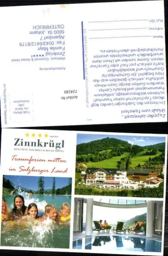 724189 Wellnesshotel Zinnkrügl St. Johann im Pongau Bez. St. Johann im Pongau