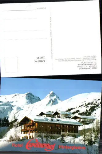 724190 Hinterglemm Saalbach-Hinterglemm Hotel Carolinenhof Zell am See