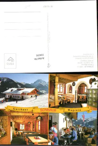 724191 Wagrain Gasthaus Sonnalm Marktgemeinde Wagrain Bez. St. Johann im Pongau