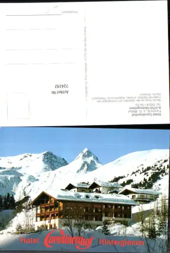 724192 Hinterglemm Saalbach-Hinterglemm Hotel Carolinenhof Zell am See