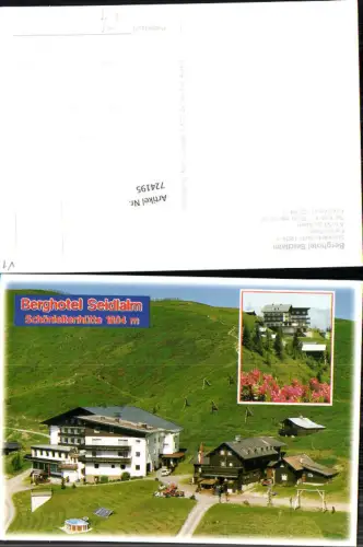 724195 Saalbach Saalbach-Hinterglemm Berghotel Seidlalm Bez. Zell am See