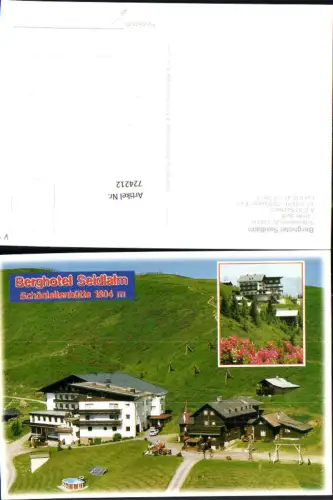 724212 Saalbach Saalbach-Hinterglemm Berghotel Seidlalm Bez. Zell am See