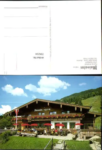 724214 Saalbach Maisalm Saalbach-Hinterglemm Bez. Zell am See