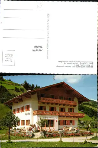 724220 Saalbach Pension Alpenhof Saalbach-Hinterglemm Bez. Zell am See