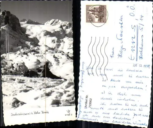 719902 Foto AK Dachstein u. Hohes Haus Ramsau Schladming