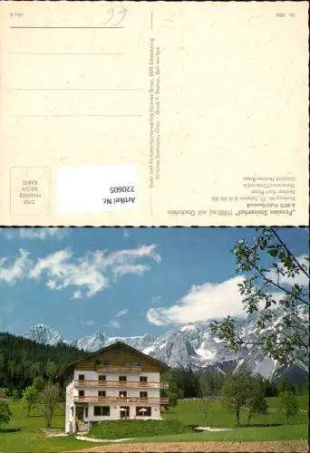 720605 Pichl im Ennstal Pension Steirerhof mit Dachstein