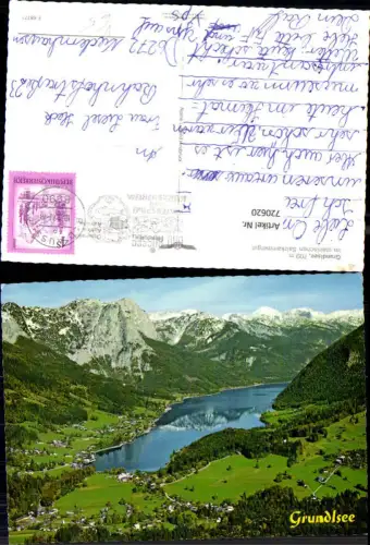 720620 Fliegeraufnahme Grundlsee pub Alpine Luftbild F 68771