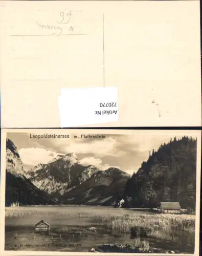 720770 Leopoldsteinersee Pfaffenstein Eisenerz Bez. Leoben