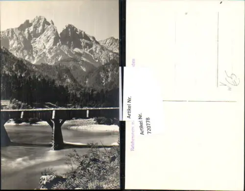 720778 Foto-AK Reichenstein Johnsbach Gesäuse Brücke Gstatterboden Conrad Fankhauser