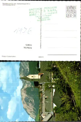 723875 Bad Mitterndorf Salzkammergut und Grimming