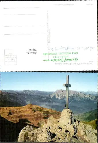 723884 Präbichl i. d. Steiermark Gipfelkreuz am Polster Eisenerz