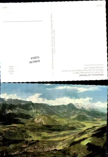 723914 Schladming und Ennstal v. Gipfel der Hochwurzen