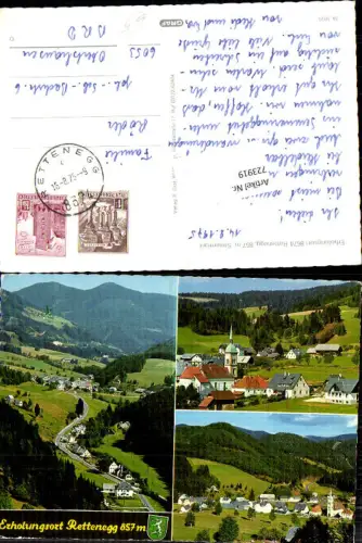 723919 Mehrbild AK Rettenegg Ansichten