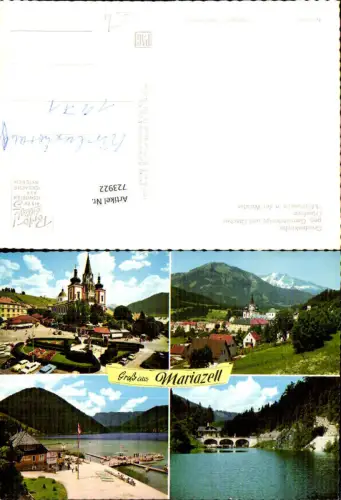 723922 Mehrbild AK Mariazell Gemeindealpe Ötscher Erlaufsee Hubertussee in der Walster
